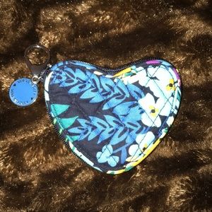 Vera Bradley Heart Shaped Coin Purse